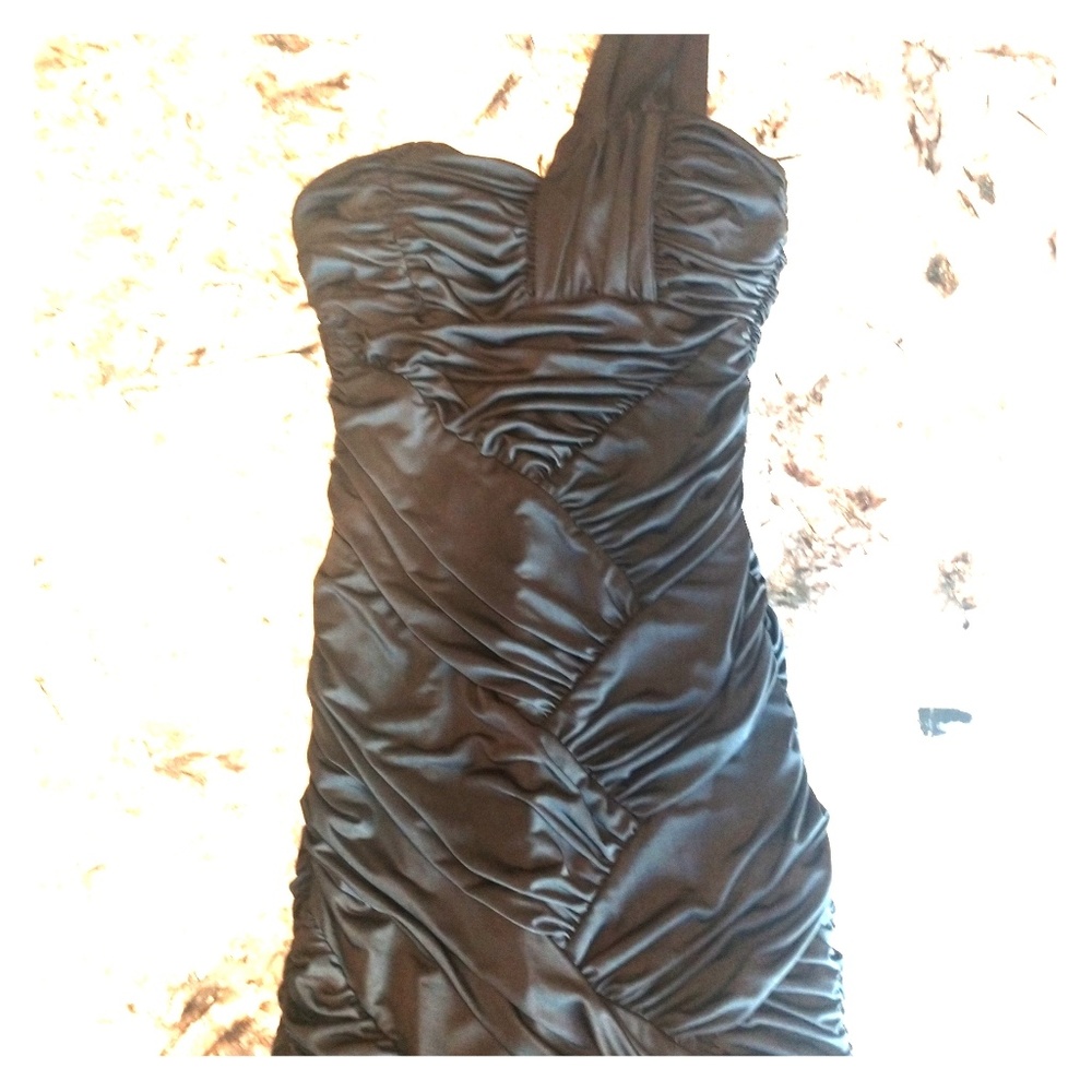 Papaya bandage dress